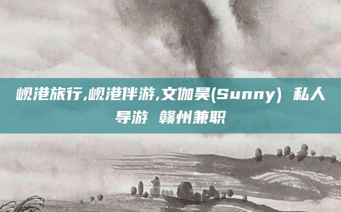 鹿邑岘港旅行,岘港伴游,文伽昊(Sunny) 私人导游 赣州兼职